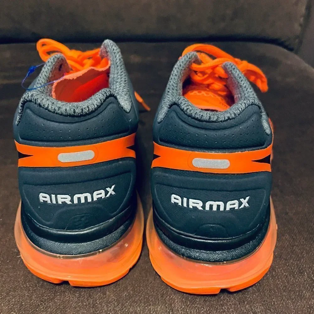 VERY RARE NEW Nike Air Max 2012 Anthracite Black Orange Men’s 6 Womens 7.5 US